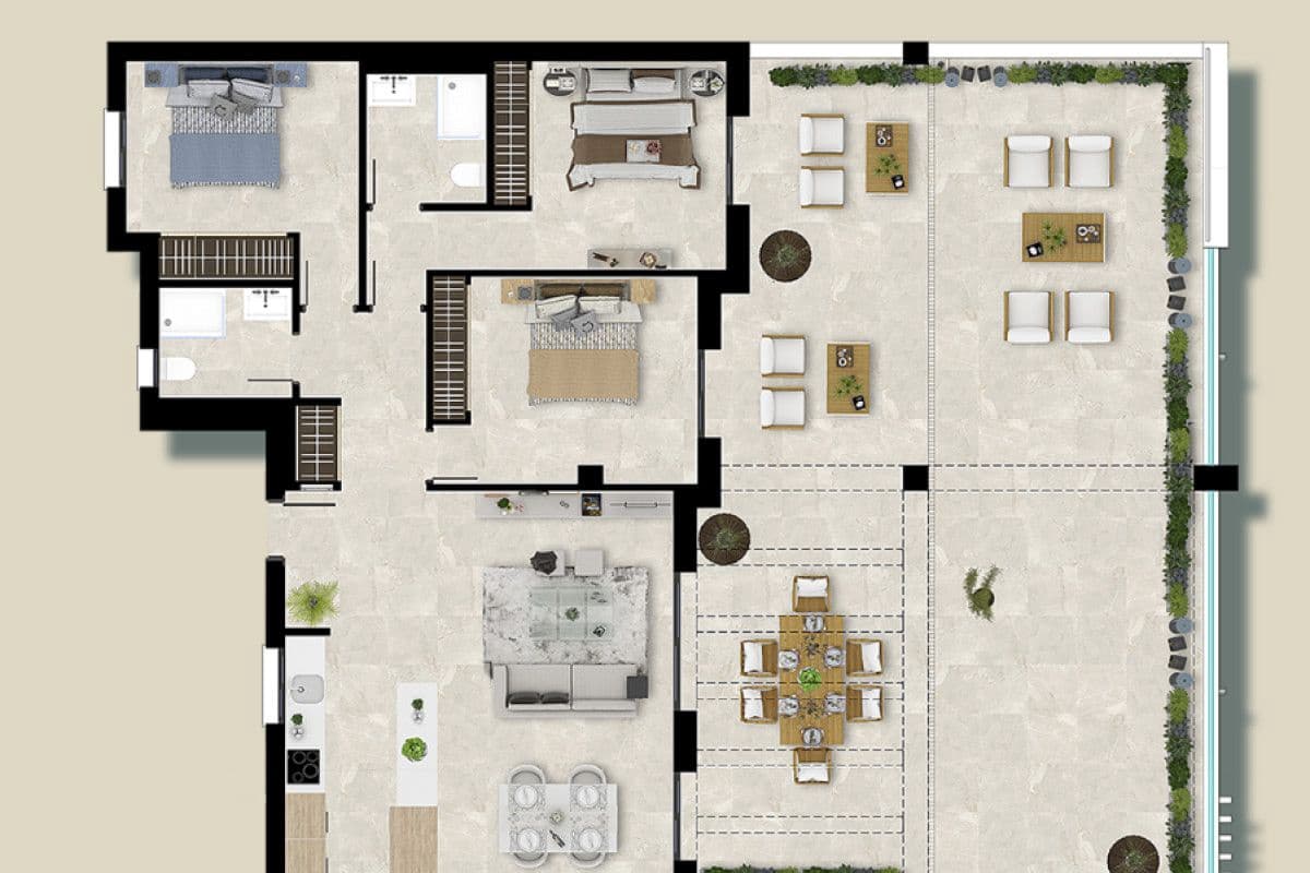 3 quarto Apartamento para venda em Casares com piscina - 545 000 € (Ref: 9682993)