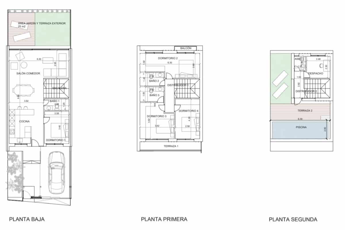 4 bedroom Terraced Villa for sale in Estepona with pool - € 730,000 (Ref: 9683001)