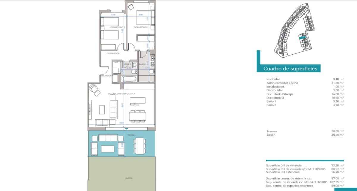 2 bedroom Apartment for sale in Cancelada with pool - € 461,300 (Ref: 9683133)