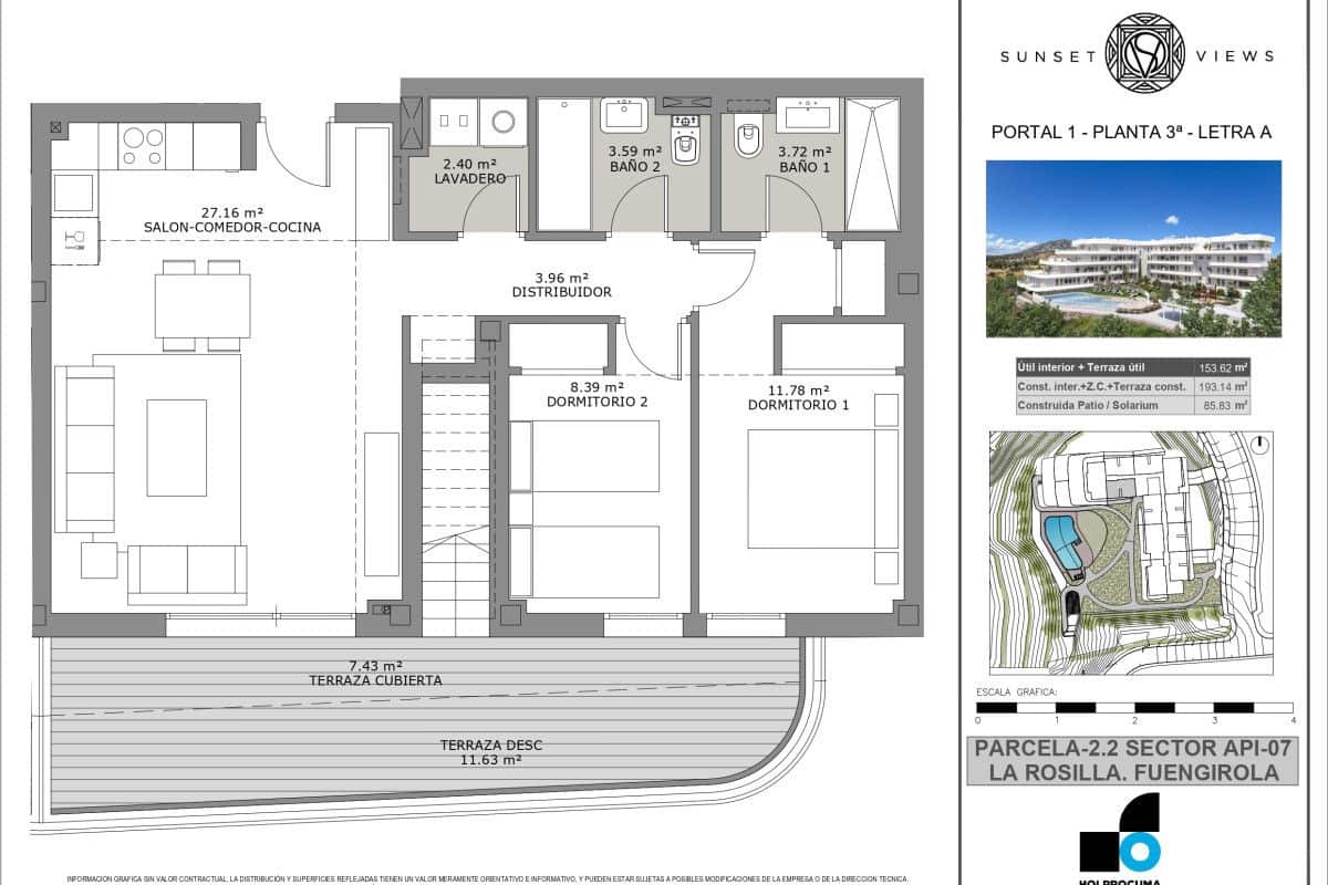 4 sovrum Lägenhet till salu i Fuengirola med pool - 649 950 € (Ref: 9683567)