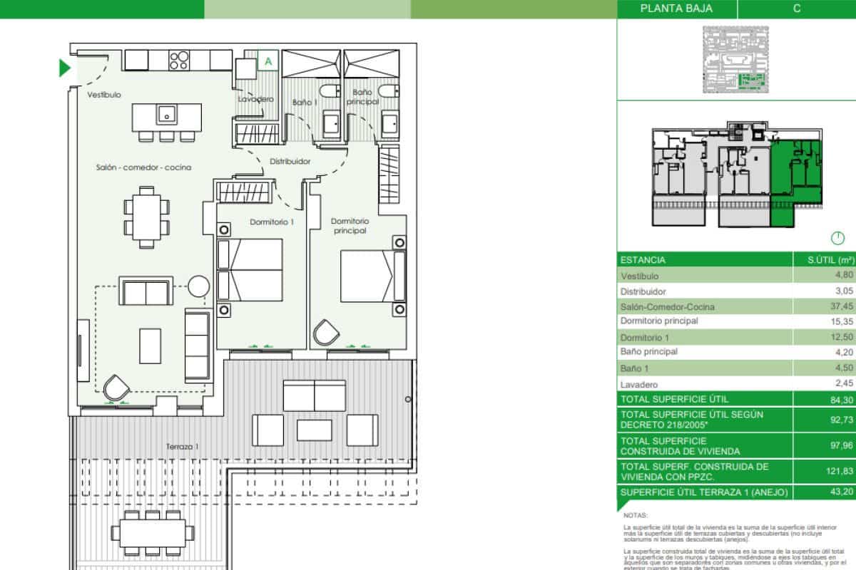 2 quarto Apartamento para venda em Estepona com piscina - 695 000 € (Ref: 9683589)