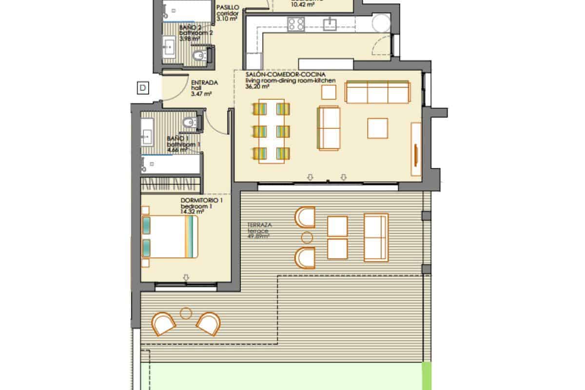 3 chambre Appartement à vendre à Estepona avec piscine - 725 000 € (Ref: 9683596)