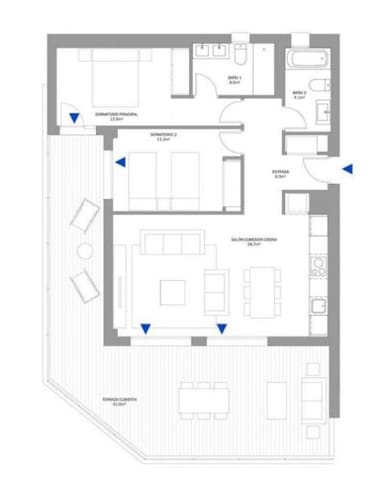 3 camera da letto Appartamento in vendita in Los Flamingos, Benahavís con piscina - 391.000 € (Rif: 9683672)