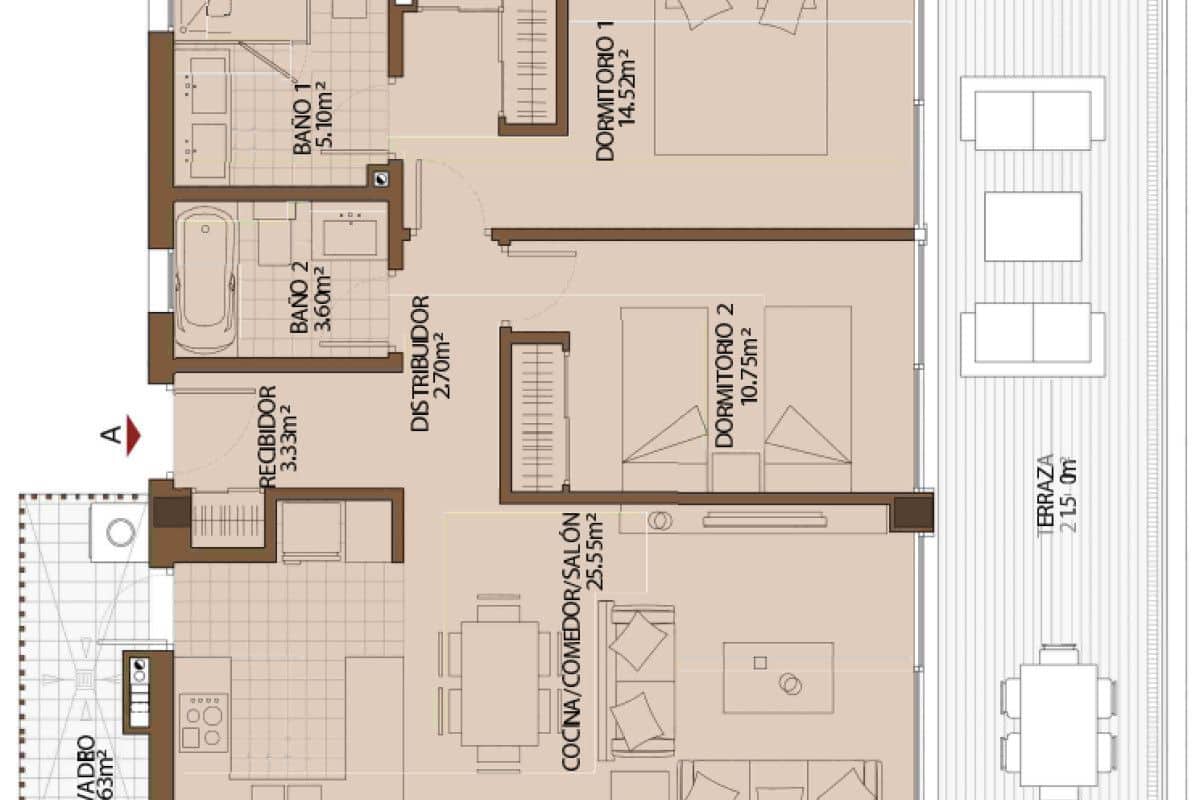 4 camera da letto Appartamento in vendita in Fuengirola con piscina - 925.000 € (Rif: 9683759)