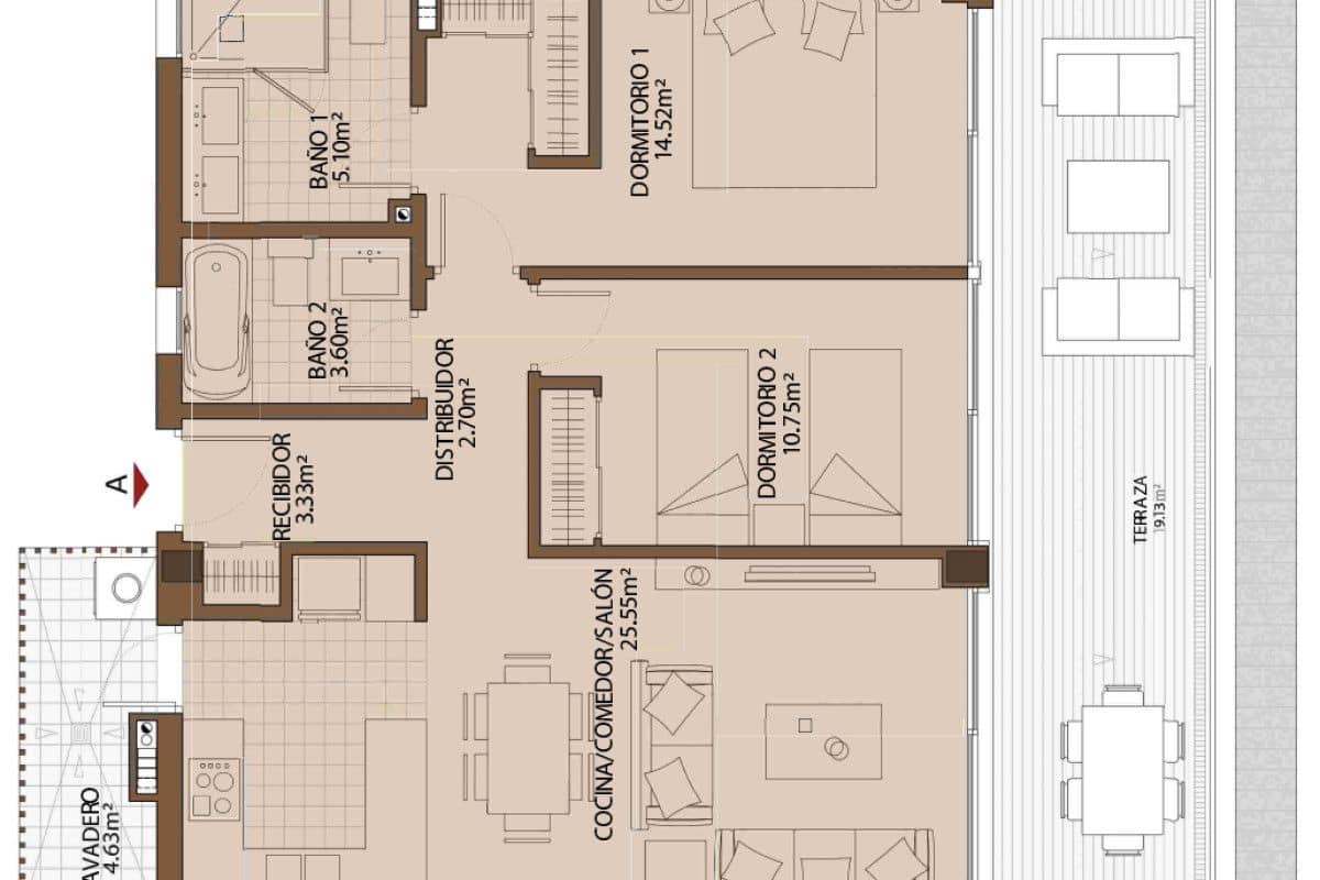 4 camera da letto Appartamento in vendita in Fuengirola con piscina - 925.000 € (Rif: 9683759)