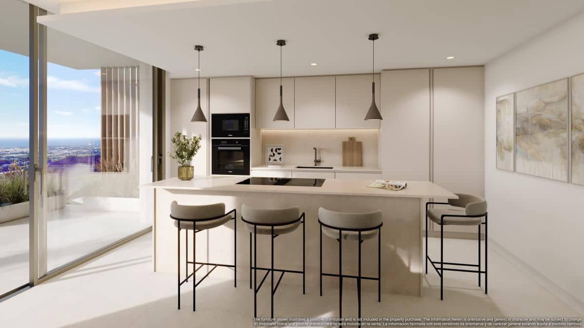 Apartamento de 3 habitaciones en Benahavís en venta con piscina - 1.751.000 € (Ref: 9683800)