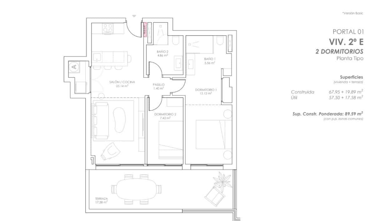 2 soverom Leilighet til salgs i Fuengirola med svømmebasseng - € 309 000 (Ref: 9686855)