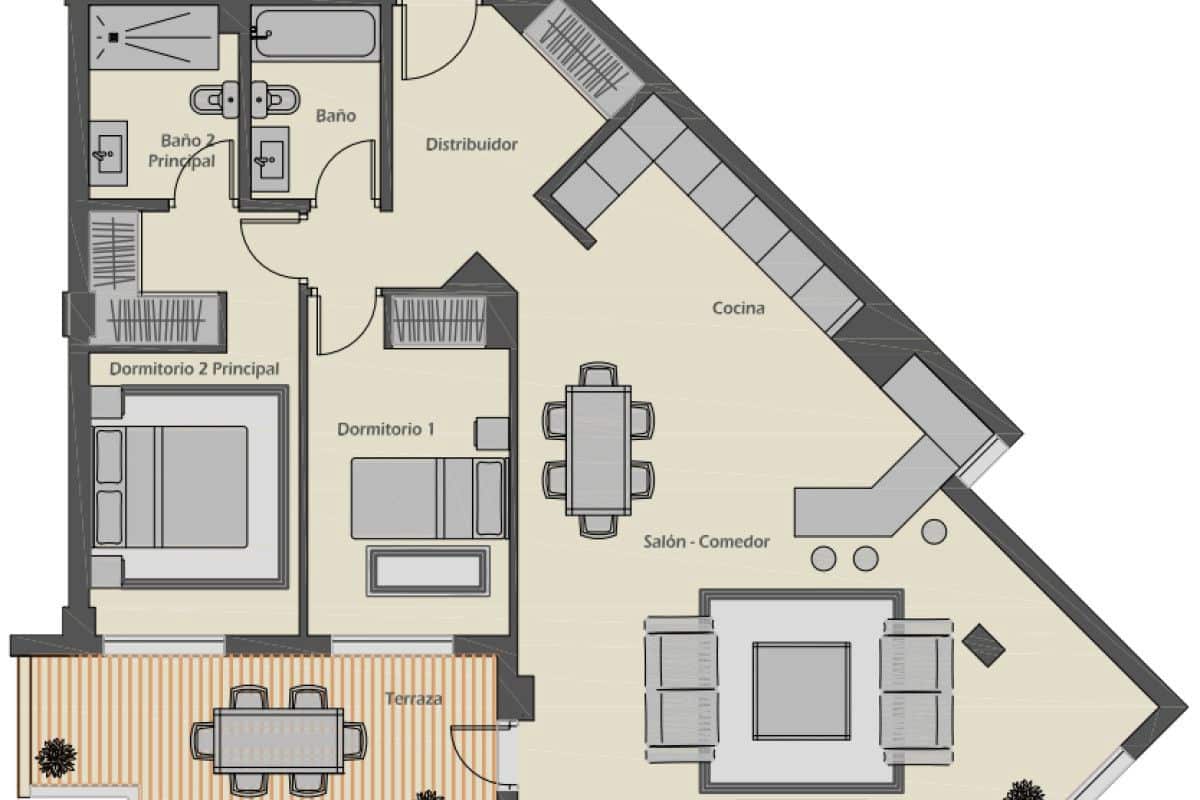 3 quarto Apartamento para venda em Marbella com piscina garagem - 493 000 € (Ref: 9686916)