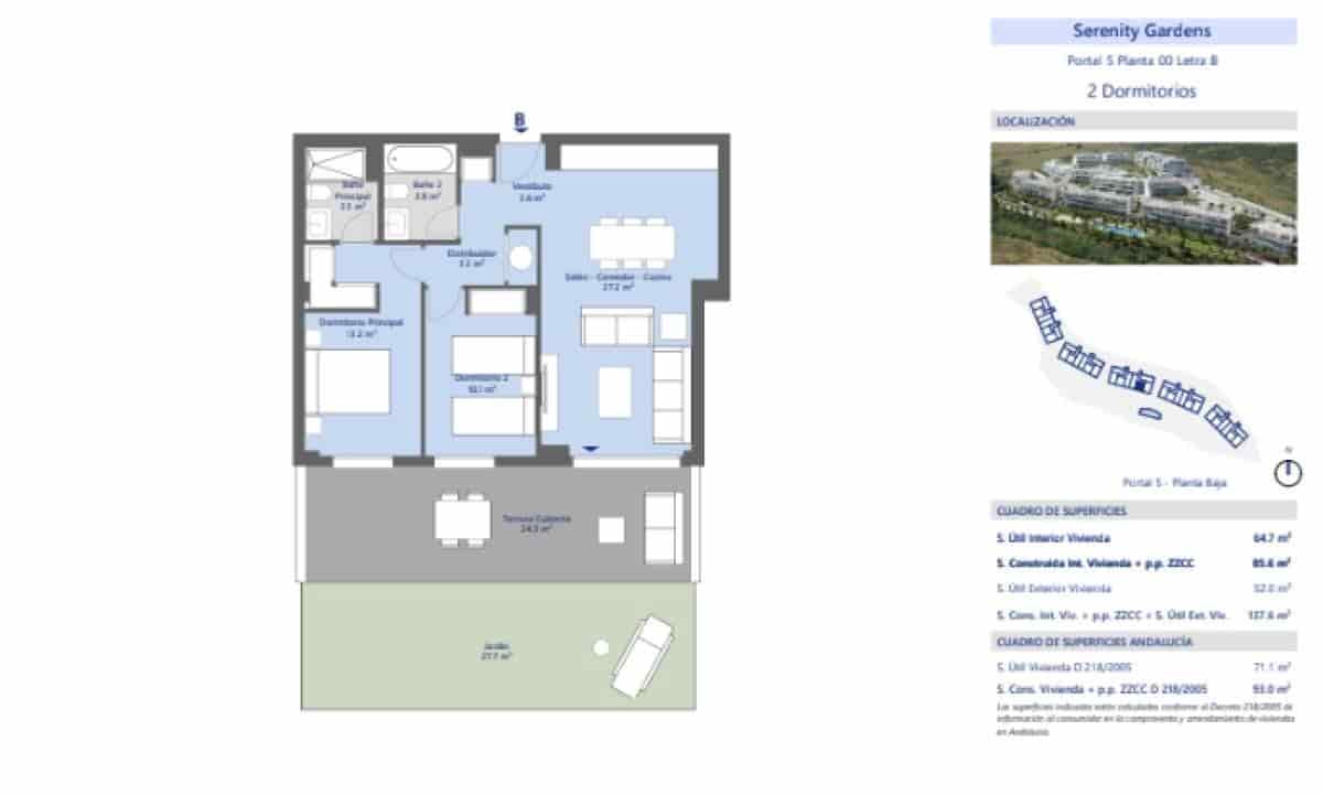 3 quarto Apartamento para venda em Estepona com piscina - 420 000 € (Ref: 9698994)