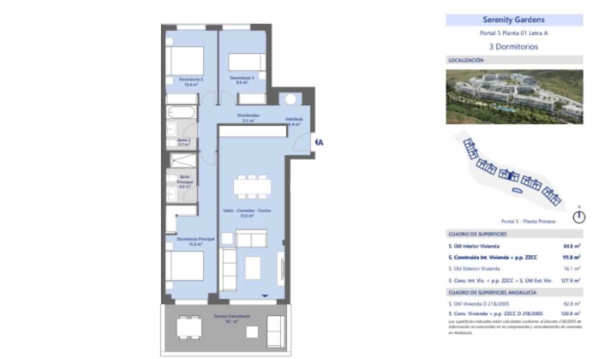 3 quarto Apartamento para venda em Estepona com piscina - 420 000 € (Ref: 9698994)