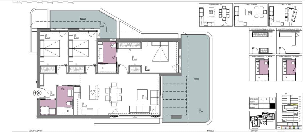 2 sovrum Lägenhet till salu i Calpe / Calp med pool - 699 000 € (Ref: 9712300)