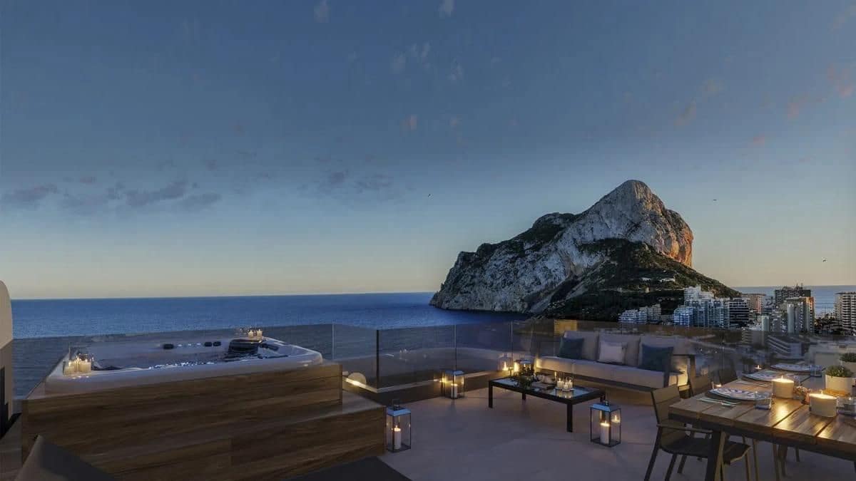 3 sovrum Lägenhet till salu i Calpe / Calp med pool - 1 029 000 € (Ref: 9712318)