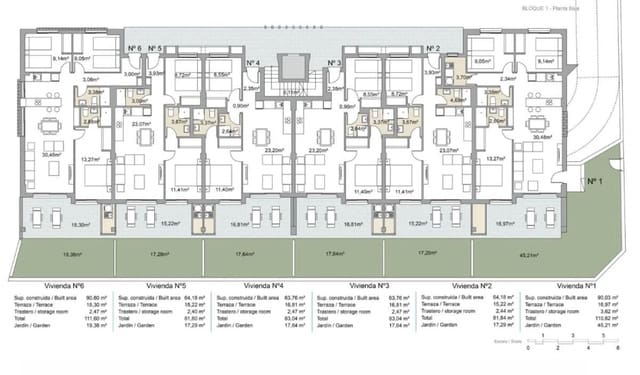 3 soverom Leilighet til salgs i Pilar de la Horadada med svømmebasseng - € 379 000 (Ref: 9712351)