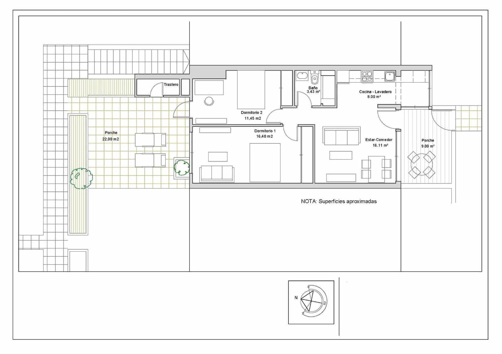 2 soveværelse Bungalow til salg i Orihuela Costa - € 225.000 (Ref: 9715138)