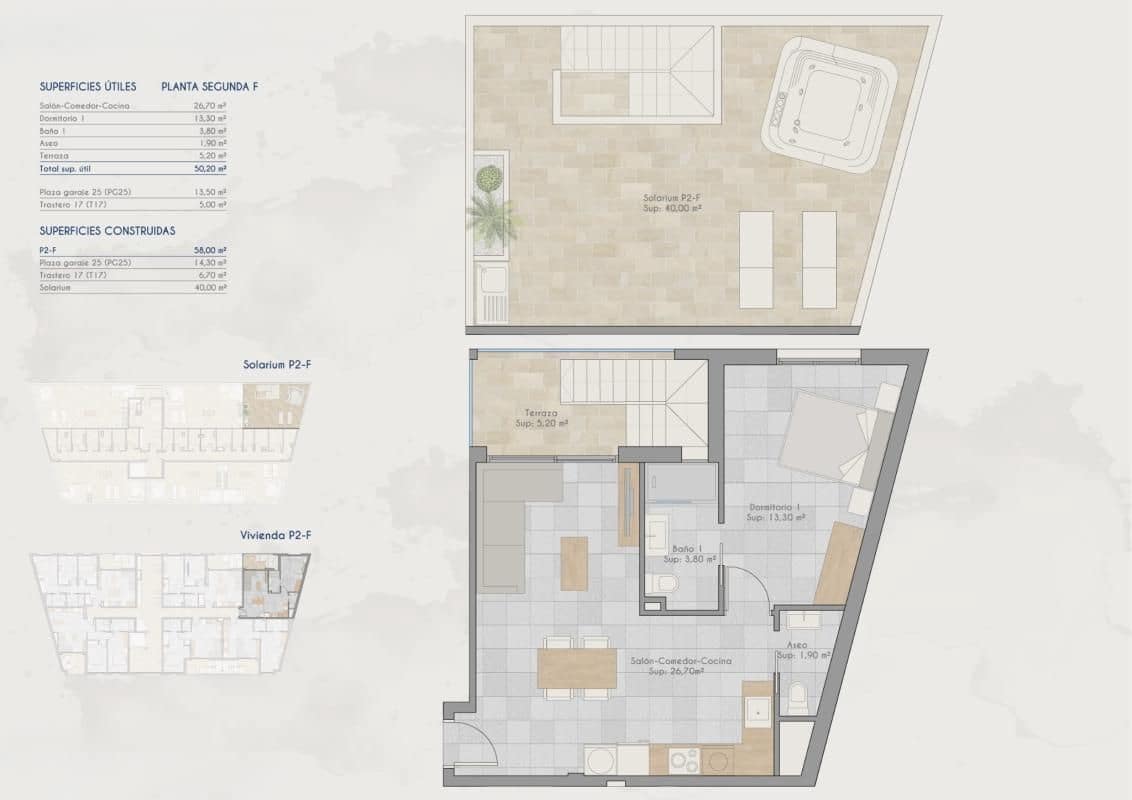 2 soverom Leilighet til salgs i Lo Pagan med svømmebasseng - € 211 000 (Ref: 9722098)