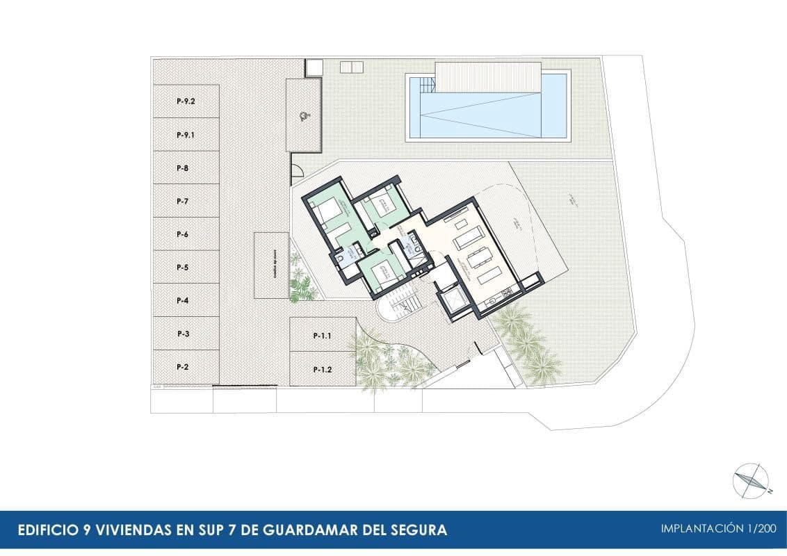 3 sypialnia Apartament na sprzedaż w Guardamar del Segura z garażem - 388 000 € (Ref: 9763757)