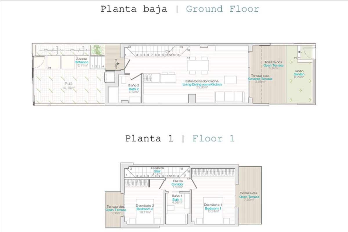 3 soveværelse Rækkehus til salg i El Vergel / Verger med swimmingpool - € 447.000 (Ref: 9763766)