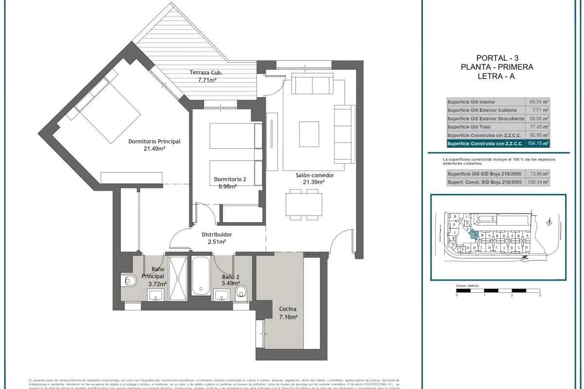 1 makuuhuone Huoneisto myytävänä paikassa Velez-Malaga mukana uima-altaan 
autotalli - 279 950 € (Ref: 9763772)
