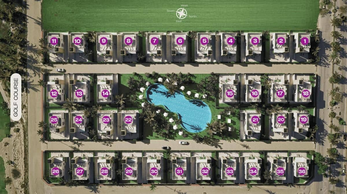 3 soveværelse Villa til salg i Puerto de Mazarron med swimmingpool - € 369.000 (Ref: 9763796)