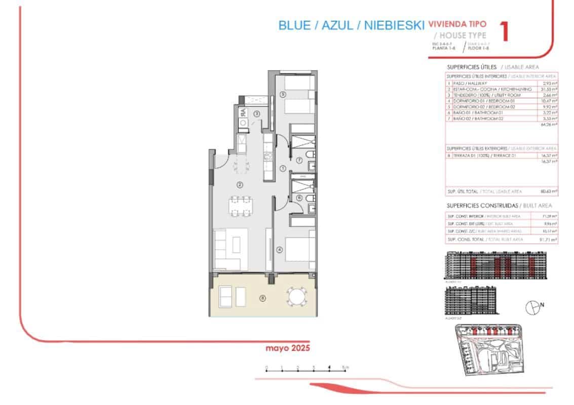 Apartamento de 3 habitaciones en Punta Prima en venta con piscina - 354.000 € (Ref: 9773346)