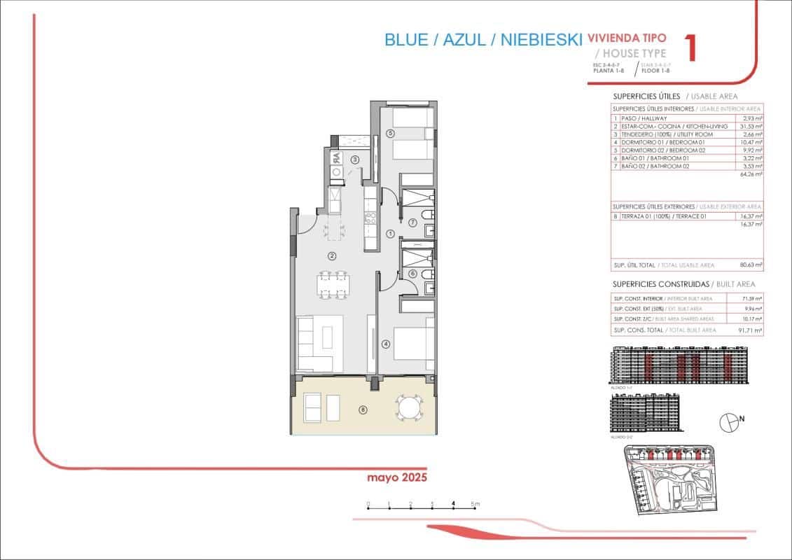 3 soverom Leilighet til salgs i Punta Prima med svømmebasseng - € 404 000 (Ref: 9788582)