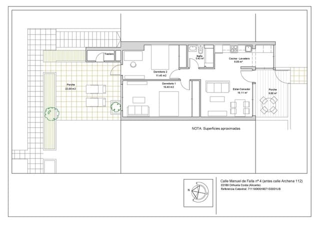 2 sypialnia Apartament na sprzedaż w Los Dolses, Orihuela - 225 000 € (Ref: 9791281)