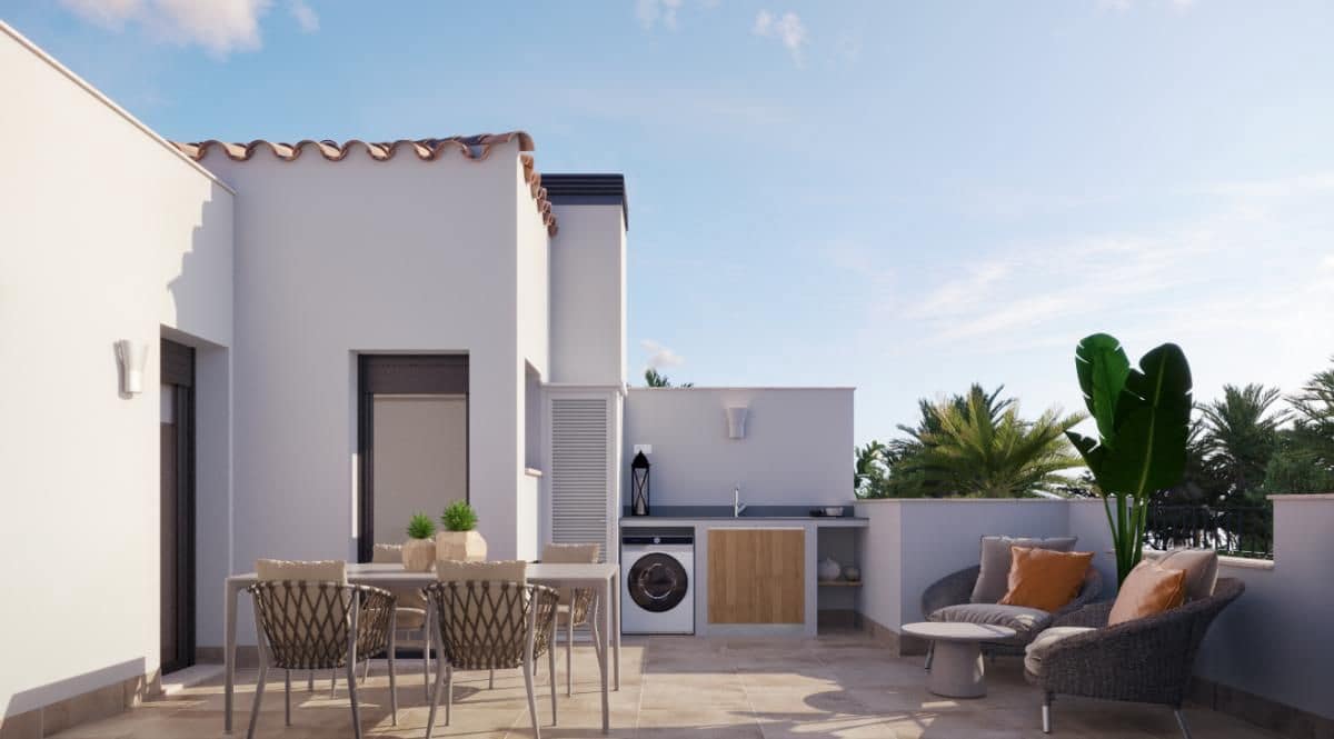 3 slaapkamer Rijtjeshuis te koop in Torre-Pacheco met zwembad - € 219.900 (Ref: 9808208)