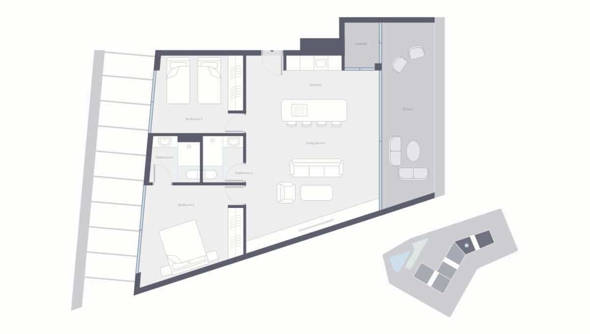2 slaapkamer Appartement te koop in Estepona met zwembad - € 849.000 (Ref: 9825561)