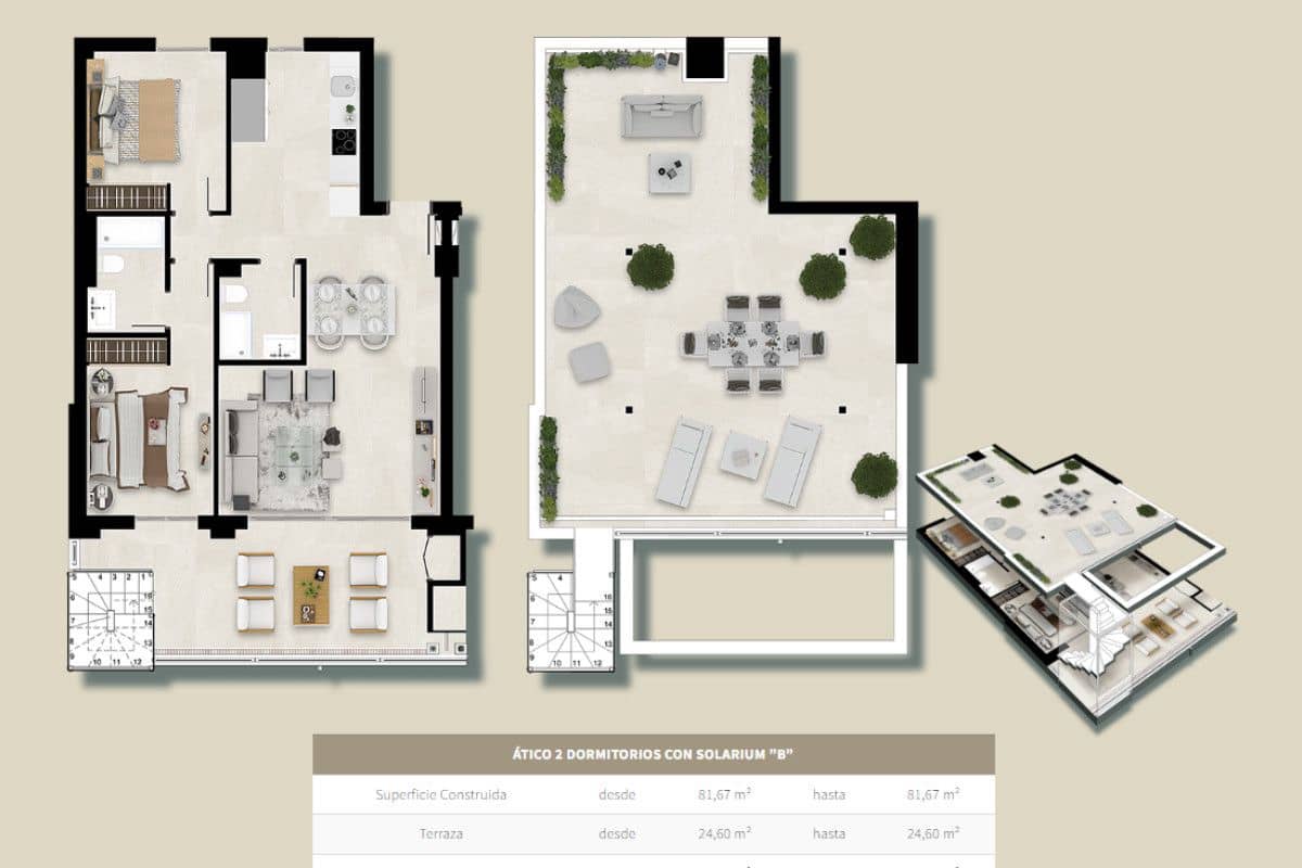 3 slaapkamer Appartement te koop in Mijas met zwembad - € 525.000 (Ref: 9825565)