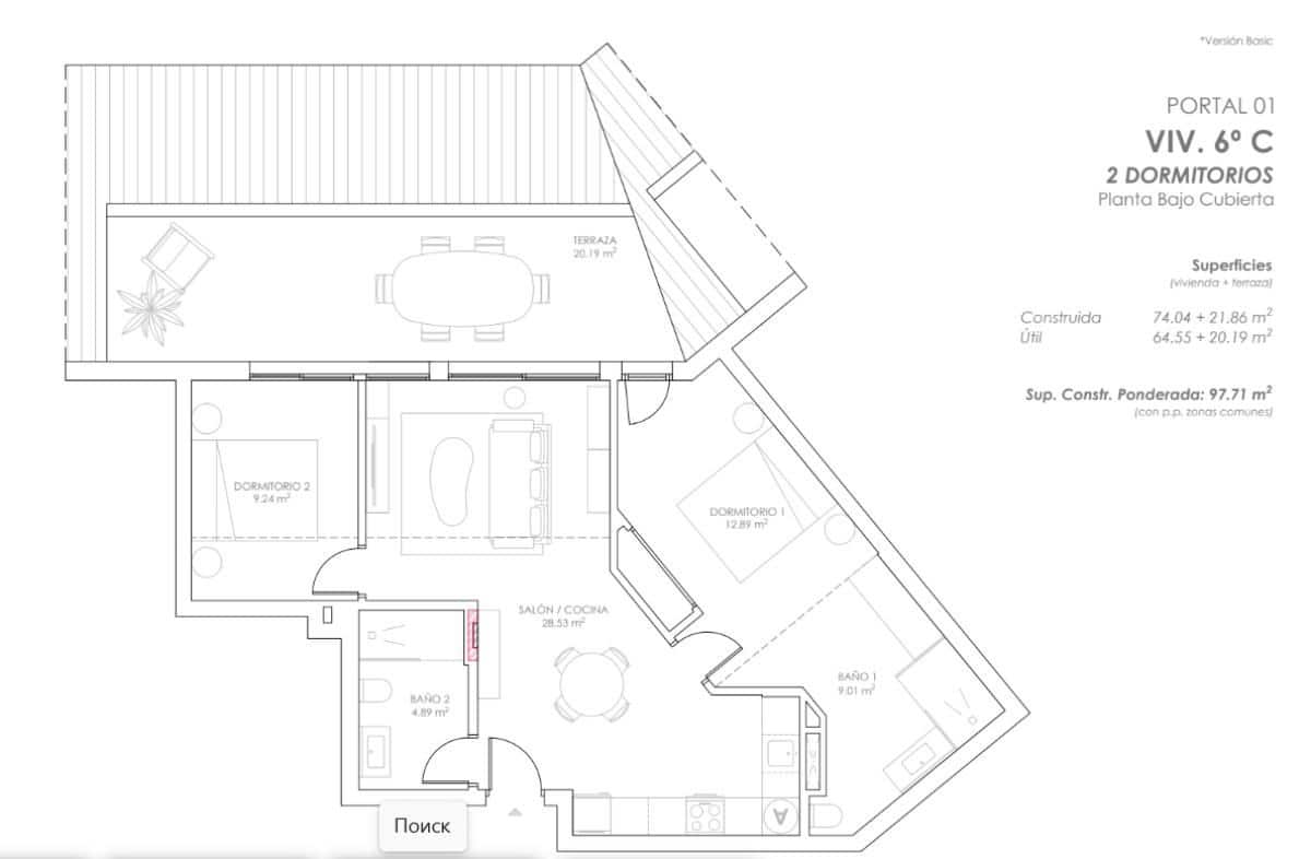 3 sypialnia Apartament na sprzedaż w Fuengirola z basenem - 450 450 € (Ref: 9849699)