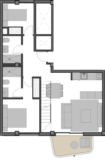 2 camera da letto Appartamento in vendita in Playa de Muchavista con piscina - 600.000 € (Rif: 9855711)