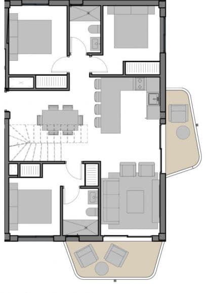 2 camera da letto Appartamento in vendita in Playa de Muchavista con piscina - 600.000 € (Rif: 9855711)
