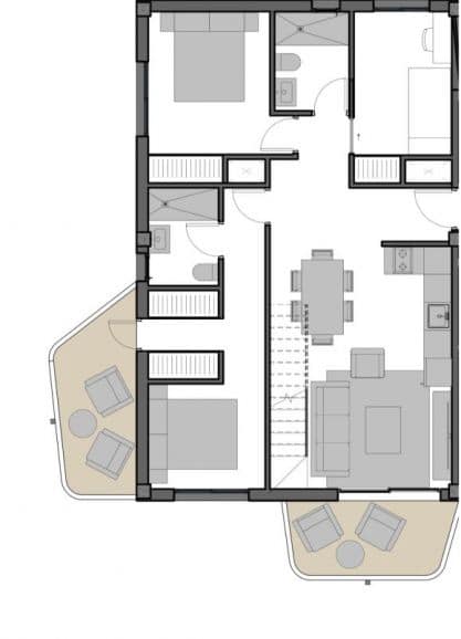 2 camera da letto Appartamento in vendita in Playa de Muchavista con piscina - 600.000 € (Rif: 9855711)