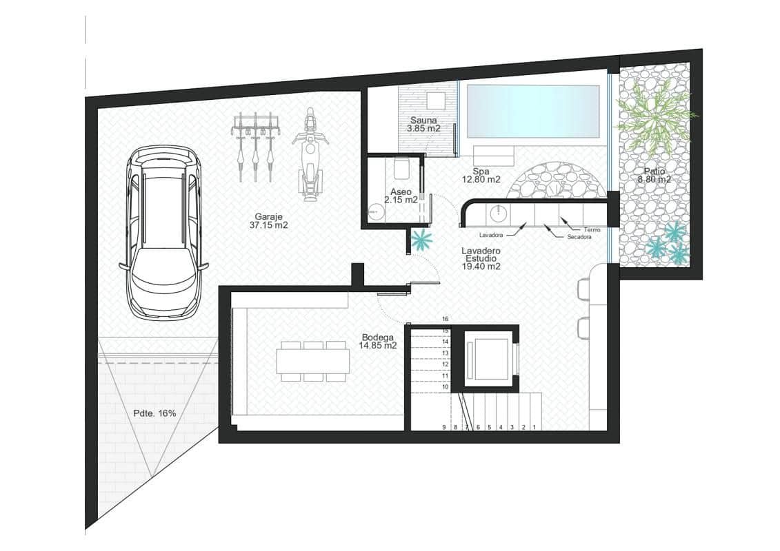 3 sovrum Villa till salu i Cabo de Palos med pool garage - 1 742 500 € (Ref: 9865650)