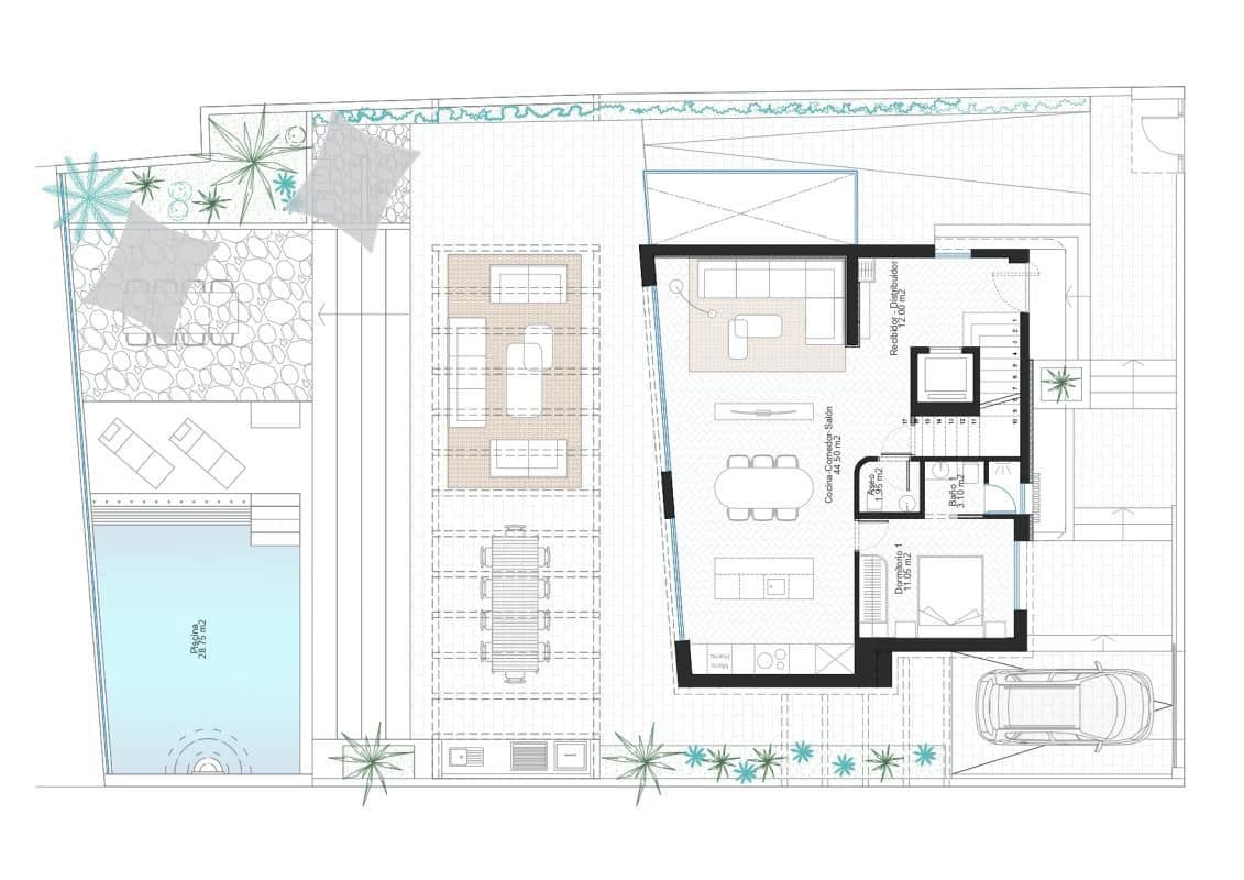 3 sovrum Villa till salu i Cabo de Palos med pool garage - 1 742 500 € (Ref: 9865650)