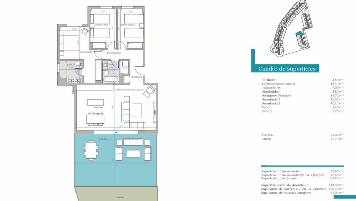 3 soverom Leilighet til salgs i Cancelada med svømmebasseng - € 524 600 (Ref: 9867169)