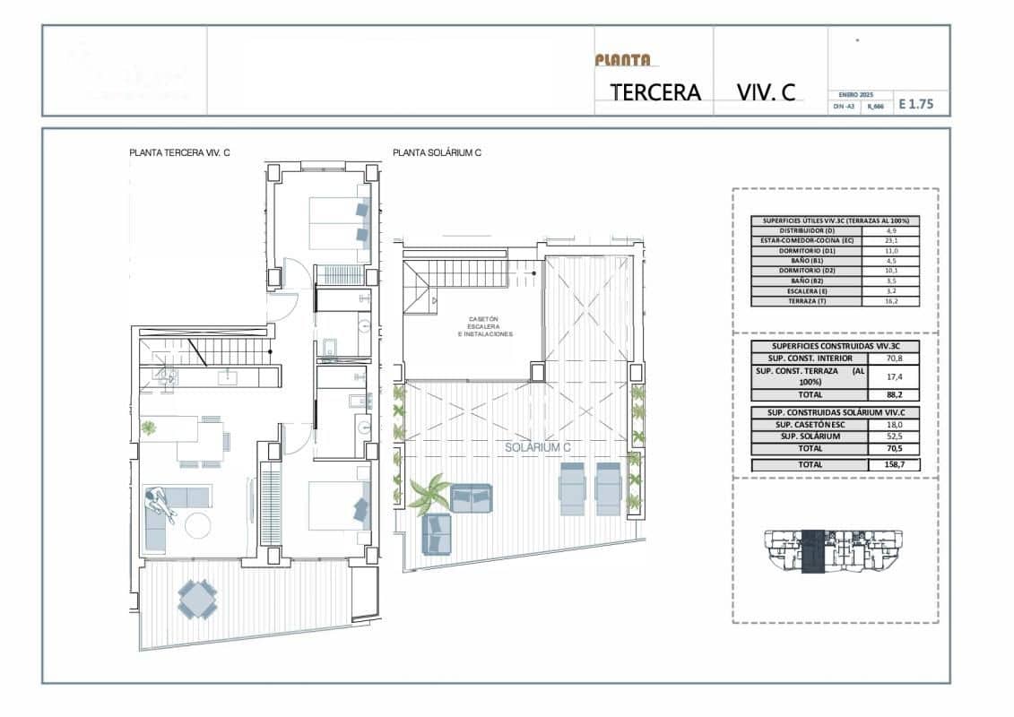 2 quarto Apartamento para venda em La Villajoyosa / Vila Joiosa com piscina - 430 000 € (Ref: 9879108)