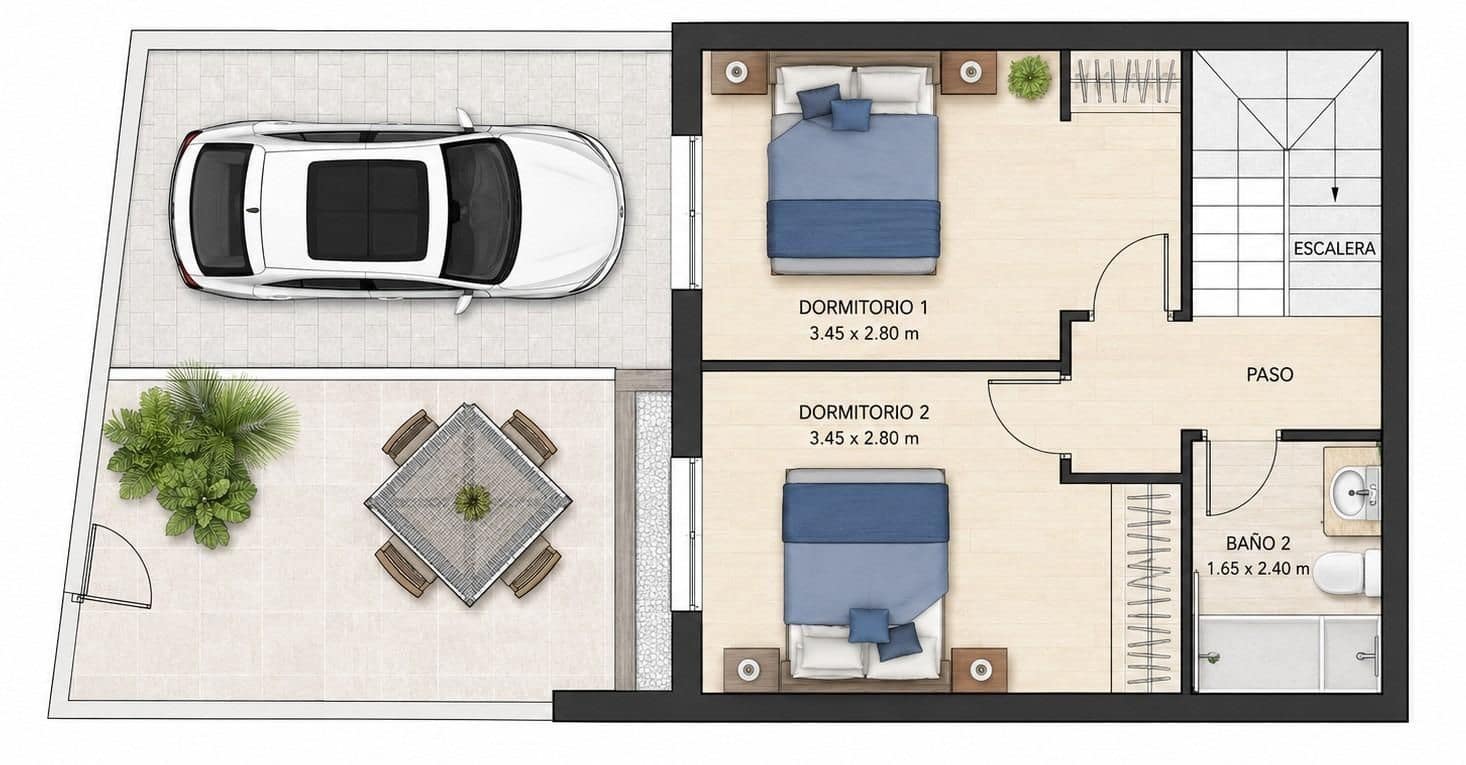3 bedroom Semi-detached Villa for sale in Filipinas with pool - € 315,000 (Ref: 9879160)