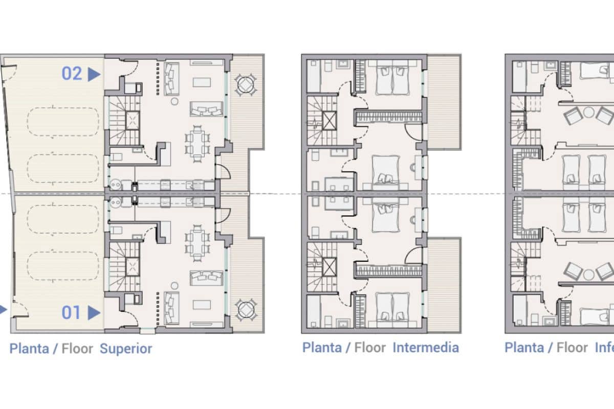4 soveværelse Rækkehus til salg i La Nucia med swimmingpool - € 465.000 (Ref: 9889035)
