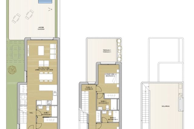 4 chambre Villa/Maison à vendre à Mil Palmeras, Pilar de la Horadada avec piscine - 539 900 € (Ref: 9889036)