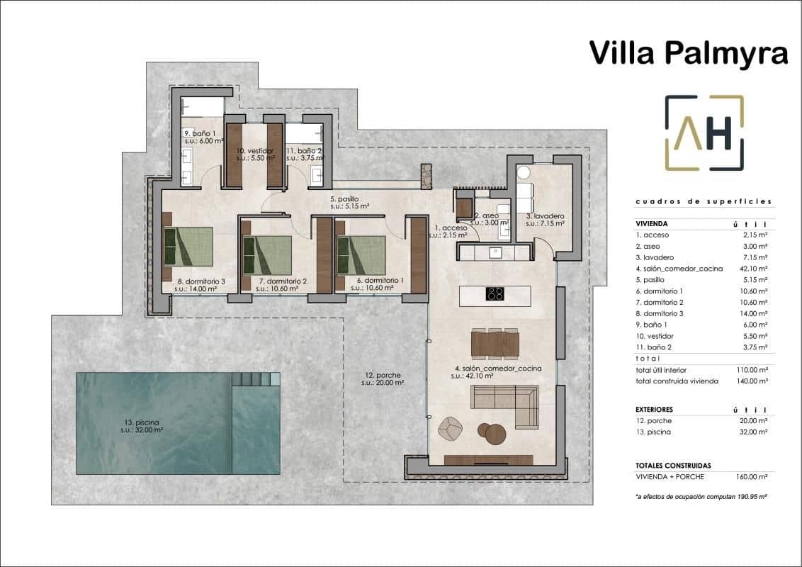 3 camera da letto Villa in vendita in Elche / Elx con piscina - 507.000 € (Rif: 9896540)