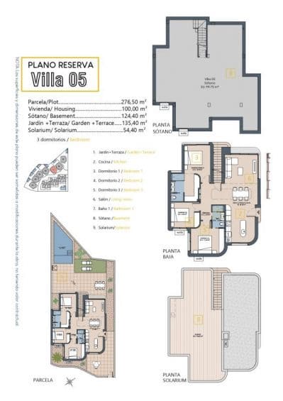 3 bedroom Villa for sale in Los Alcazares with pool - € 539,900 (Ref: 9900971)