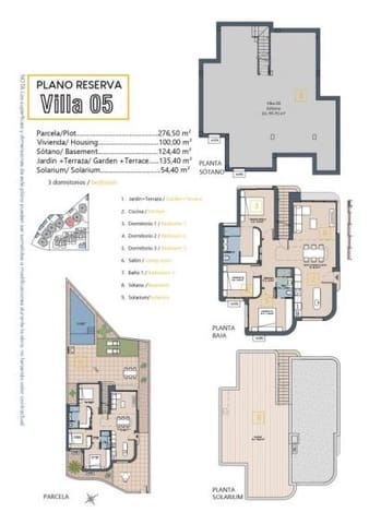 3 bedroom Villa for sale in Los Alcázares with pool - € 539,900 (Ref: 9900971)