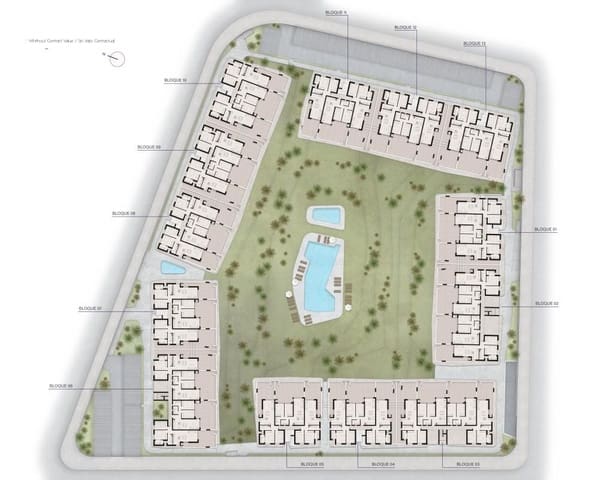 2 soveværelse Lejlighed til salg i Rojales med swimmingpool - € 322.000 (Ref: 9908224)