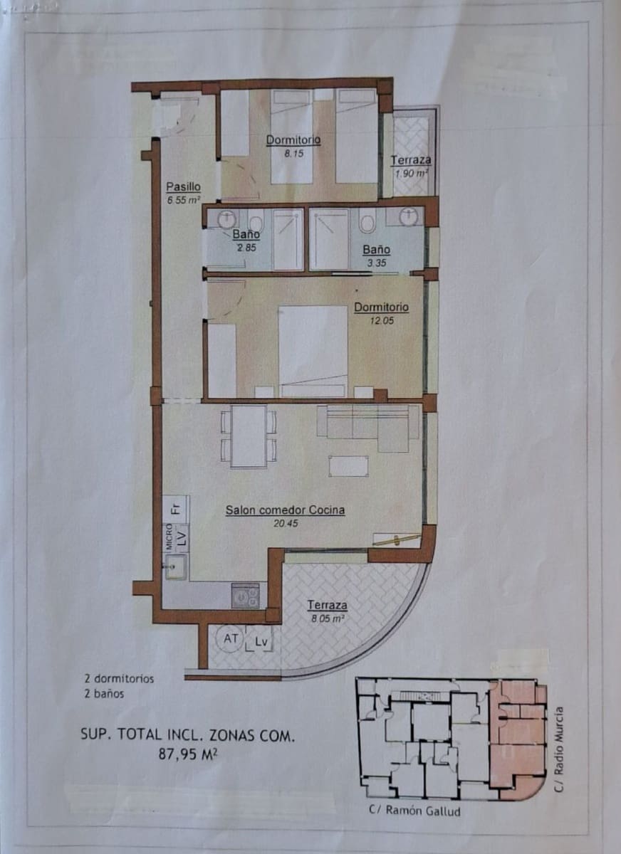 2 soverom Leilighet til salgs i Torrevieja - € 264 999 (Ref: 9916066)