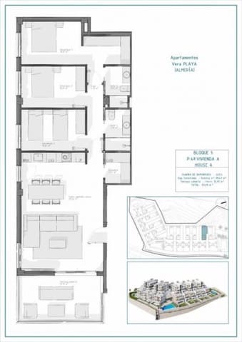 2 Zimmer Apartment zu verkaufen in Vera - 285.000 € (Ref: 9918318)