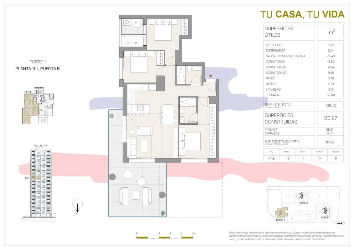 3 Zimmer Apartment zu verkaufen in Calpe / Calp mit Pool - 465.000 € (Ref: 9944198)