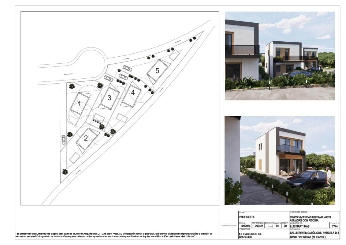 3 slaapkamer Villa te koop in Finestrat met zwembad garage - € 555.000 (Ref: 9945938)