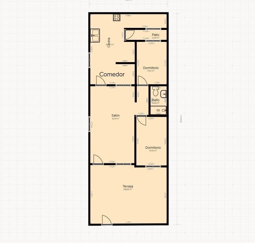 Bungalow de 2 habitaciones en San Pedro del Pinatar en venta - 180.000 € (Ref: 9950030)