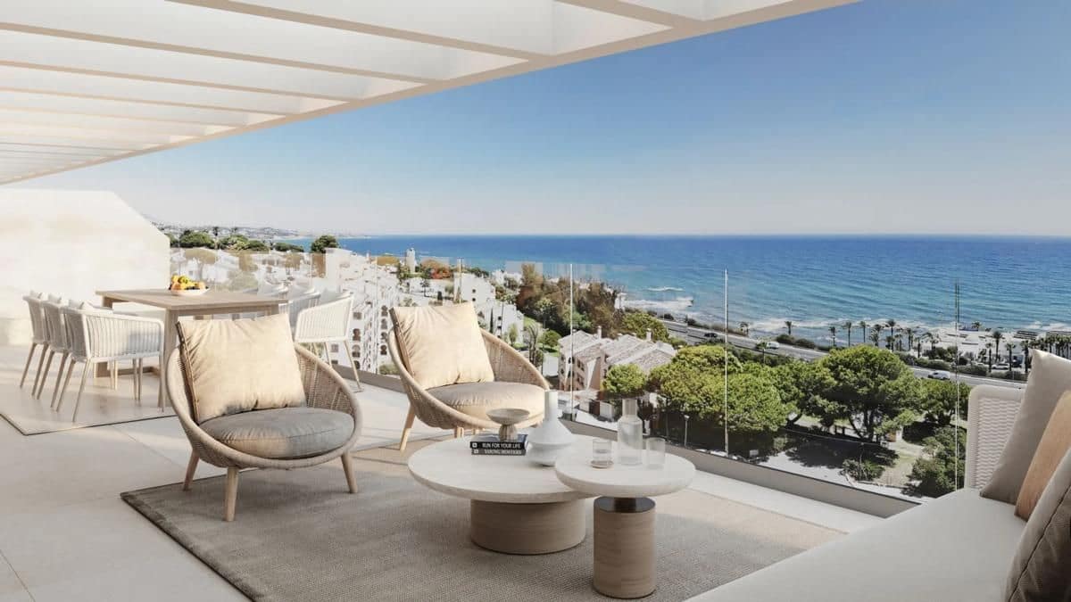 2 Zimmer Apartment zu verkaufen in Mijas mit Pool - 665.000 € (Ref: 9955501)